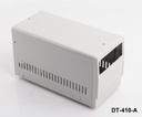 [dt-410-a-0-g-0] Caja para fuente de alimentación DT-410 (gris claro, ventana de visualización abierta)