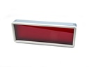 [DE-150-A-B-G-0] DE-150 Display-behuizing (Lichtgrijs, voorkant rood glanzend, achterkant rood mat paneel)