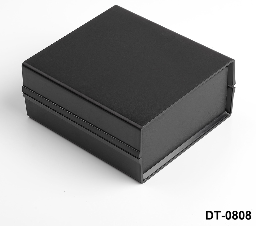 DT-0808 Műanyag projektburkolat fekete
