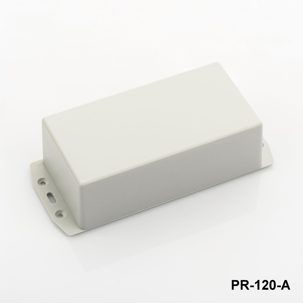 PR-120 Caja de plástico para proyectos / Gris claro