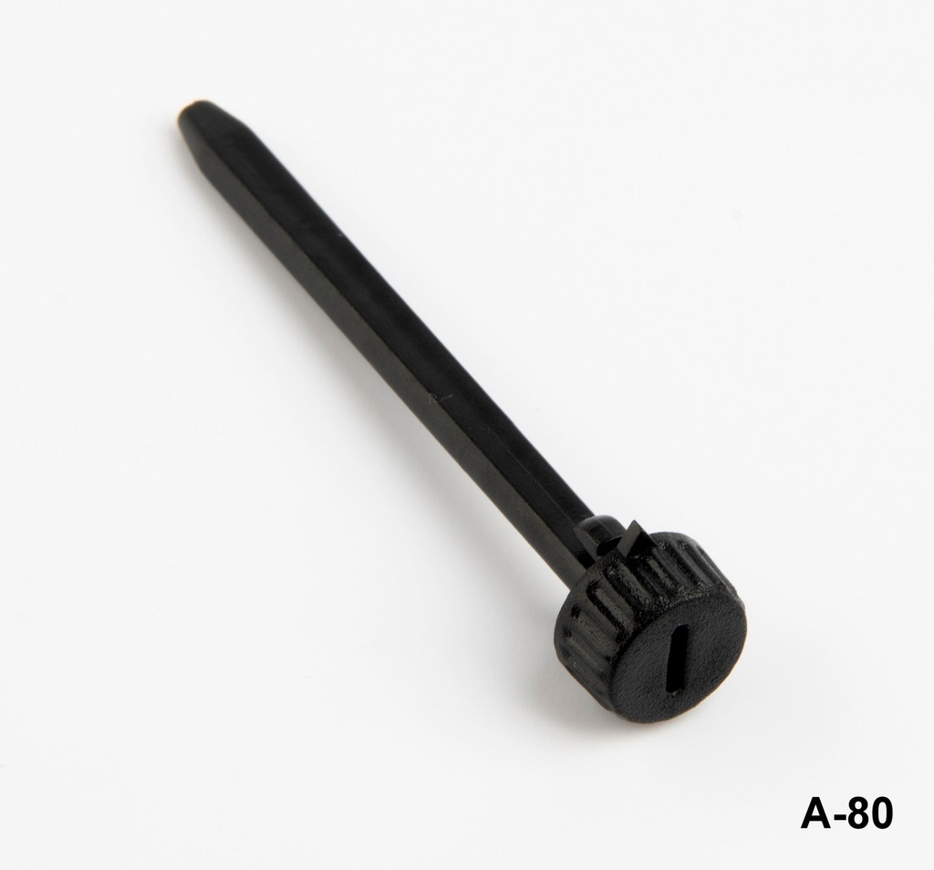 A-80 Shaft knob for Trimmer (Thick) (Black)