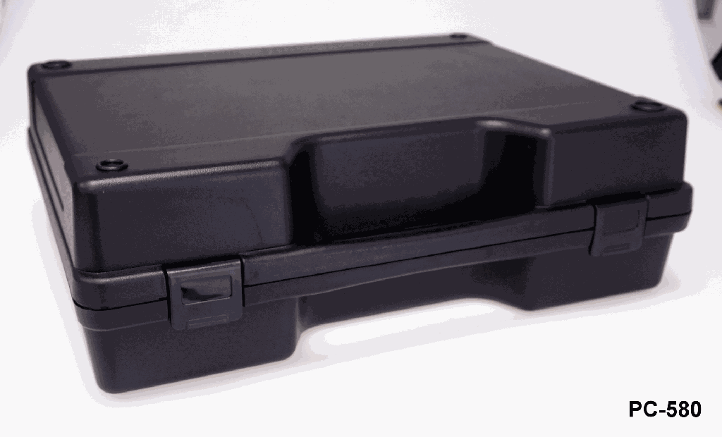 PC-580 boîtiers en plastique (Noir)