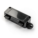 TB-240 IP-67 Enclosure with Moulded-on Cable Gland (Black, ABS, V0)