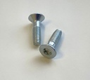 4x15 mm Torx THB Aluminium Schraube Metallisch