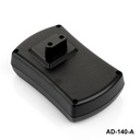 [AD-140-A-X-S-A] 	AD-140 Adapter Enclosure ( Black ,Ungrounded Plug , No Socket , without Core , Full Sticker Pool ,without Plug Core )