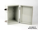 [EC-2030-18-A-G-0] Caja de plástico EC-2030 IP-67 (gris claro, ABS, sin placa de montaje, tapa plana , grosor 187 mm)