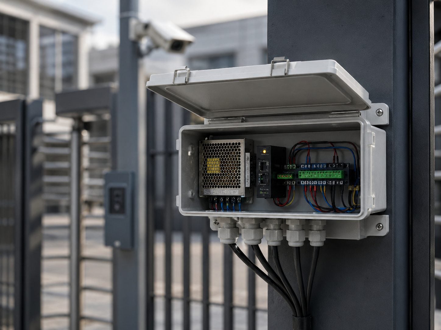 IP67 outdoor CCTV security enclosure