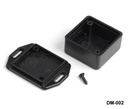 [DM-002-0-0-S-0] DM-002 with Wall Mount Black / Mounting Ear / Flanged Enclosure  