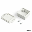 [DM-002-0-0-S-0] DM-002 with Wall Mount  Light grey / Mounting Ear / Flanged / Economical Enclosure