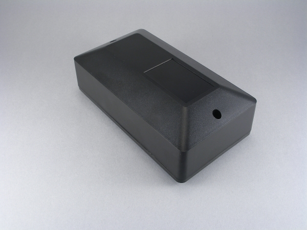 [DM-010-0-Y-S-0] Caixa de montagem na parede DM-010 (preto, meia piscina de autocolantes)