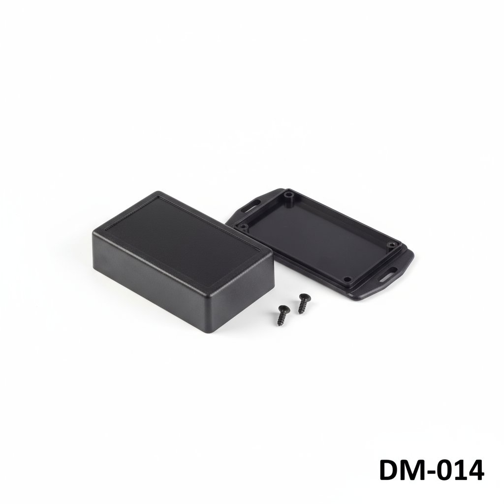 DM-014 Caixa de montagem na parede preta com autocolante Pool Pieces