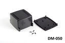 DM-049 Wall Mount Enclosure (Black, Closed) Pieces