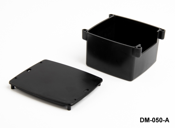[DM-050-K-0-G-0] Caixa de montagem na parede DM-050 (Preta, Aberta)+