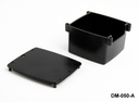 [DM-050-K-0-G-0] Caja de montaje en pared DM-050 (negra, abierta)+