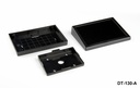DT-130 Schräges Desktop-Gehäuse (Schwarz, mit Montagekit)+