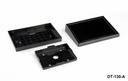 DT-130 Sloped Desktop Enclosure (Black, with Mounting Kit)+