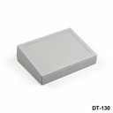 [DT-130-0-0-G-0] DT-130 Sloped Desktop Enclosure (Light Grey)