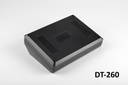 DT-260 Sloped Desktop Enclosure (Black) Bottom
