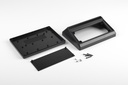 DT-255 Sloped Desktop Enclosure ( Black) Pieces