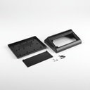 DT-255 Sloped Desktop Enclosure (Black) Pieces