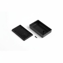 HH-010 Caja de mano negra (cuerpo/cubierta/tornillo)