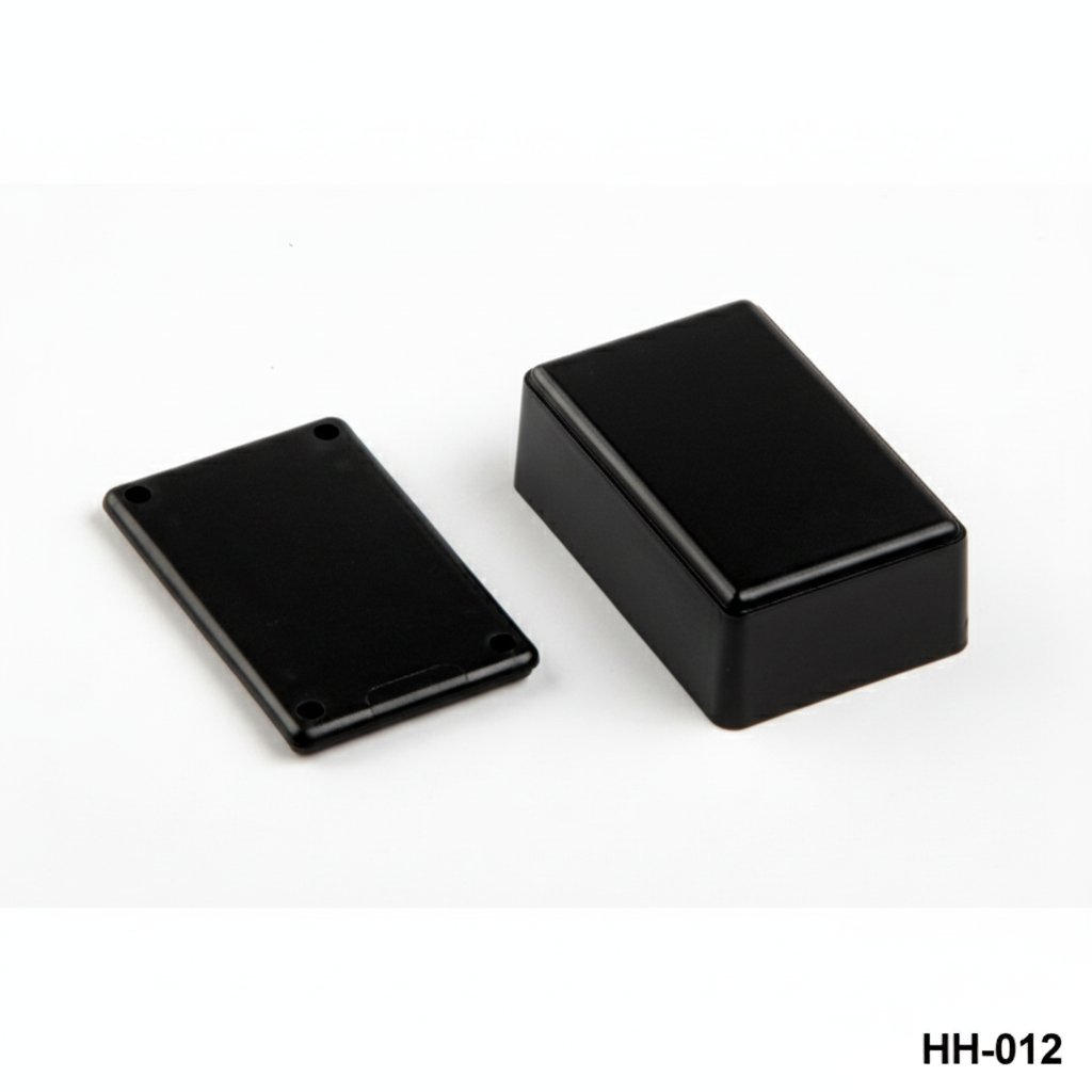 [HH-012-0-0-S-0] HH-012 handbehuizing (zwart, geen montageoor)