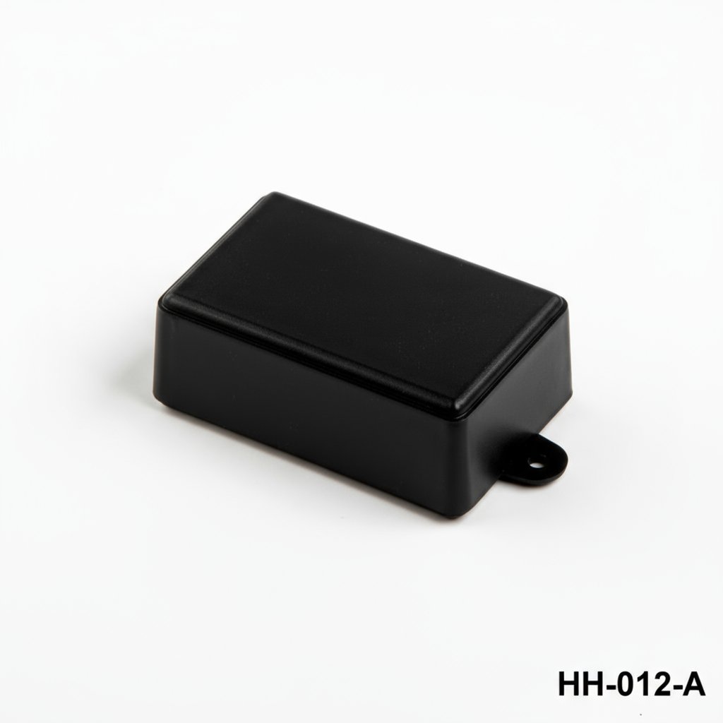 [HH-012-A-0-S-0] Caixa de proteção para dispositivos portáteis HH-012 (preta, com orelha de montagem)
