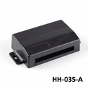 Custodia per palmare HH-035 (nera, aperta. Vite singola)