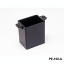 [PE-100-A-0-S-0] PE-100 Potting Enclosure (Black, Open Bottom)