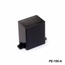 [PE-100-A-0-S-0] PE-100  Potting Enclosure (Black, Open Bottom)