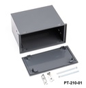 PT 210-01 Din Panel Enclosure ( Dark Gray)