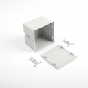 PT-220-01 DIN Panel Enclosure (Light Gray) w Pieces