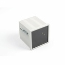 PT-250 DIN Panel Enclosure (Light Gray) Black Panel