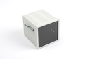 PT-250 DIN Panel Enclosure (Light Gray) Black Panel