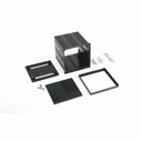 PT-250 Panel Tipi Kutu (Siyah) Siyah Panel 24 Klemens Arka Kapak Parçalı