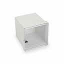 PT-280 Panel Tipi Kutu (Açık Gri) Şeffaf Menteşeli Ön Kapak