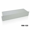 RM-120 19" 2U Rack Tipi Alüminyum Kutu Naturel