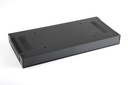 RM-201 19" 1U Rack Mounted Enclosure (Black, Mounting Ear)