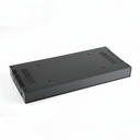 RM-201 19" 1U Rack Mounted Enclosure (Black, Mounting Ear)