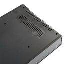 [RM-201-0-0-S-0] RM-201 19" 1U Rack Tipi Kutu (Siyah, Montaj Kulaklı)++