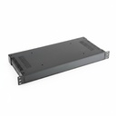 [RM-201-A-0-S-0] RM-201 19" 1U Rack Mounted Enclosure (Black, Mounting Ear)