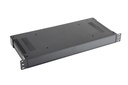 [RM-201-A-0-S-0] RM-201 19" 1U Rack Mounted Enclosure (Black, Mounting Ear)