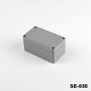 [SE-035-0-0-D-0] SE-035 IP-67 Contalı Kutu (Koyu Gri)