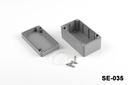 [SE-035-0-0-D-0] SE-035 IP-67 Sealed Enclosure (Dark Gray)+