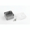 [SE-202-T-0-D-0] SE-202 IP-67 Contalı Kutu (Koyu Gri, ABS, Şeffaf Kapak, HB)+