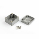 [SE-204-0-0-D-0] SE-204 IP-67 Contalı Kutu (Koyu Gri, ABS, Düz Kapak)+