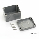 [SE-224-0-0-D-0] SE-224 IP-67 Contalı Kutu (Koyu Gri)-
