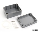 [SE-222-0-0-D-0] SE-222 IP-67 Sealed Enclosure (Dark Gray)+