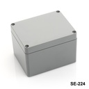 [SE-224-0-0-D-0] SE-224 IP-67 Contalı Kutu (Koyu Gri)+