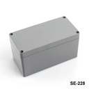 [SE-228-0-0-D-0] SE-228 IP-67 Contalı Kutu (Koyu Gri)-